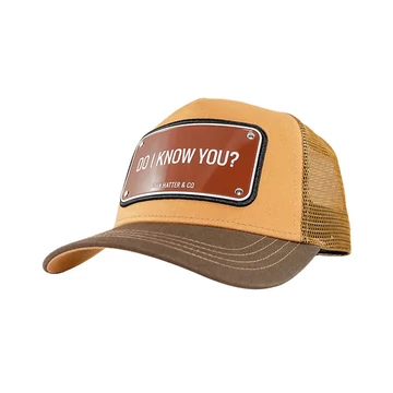 John Hatter &amp; Co Do I Know You Aluminium Trucker Cap